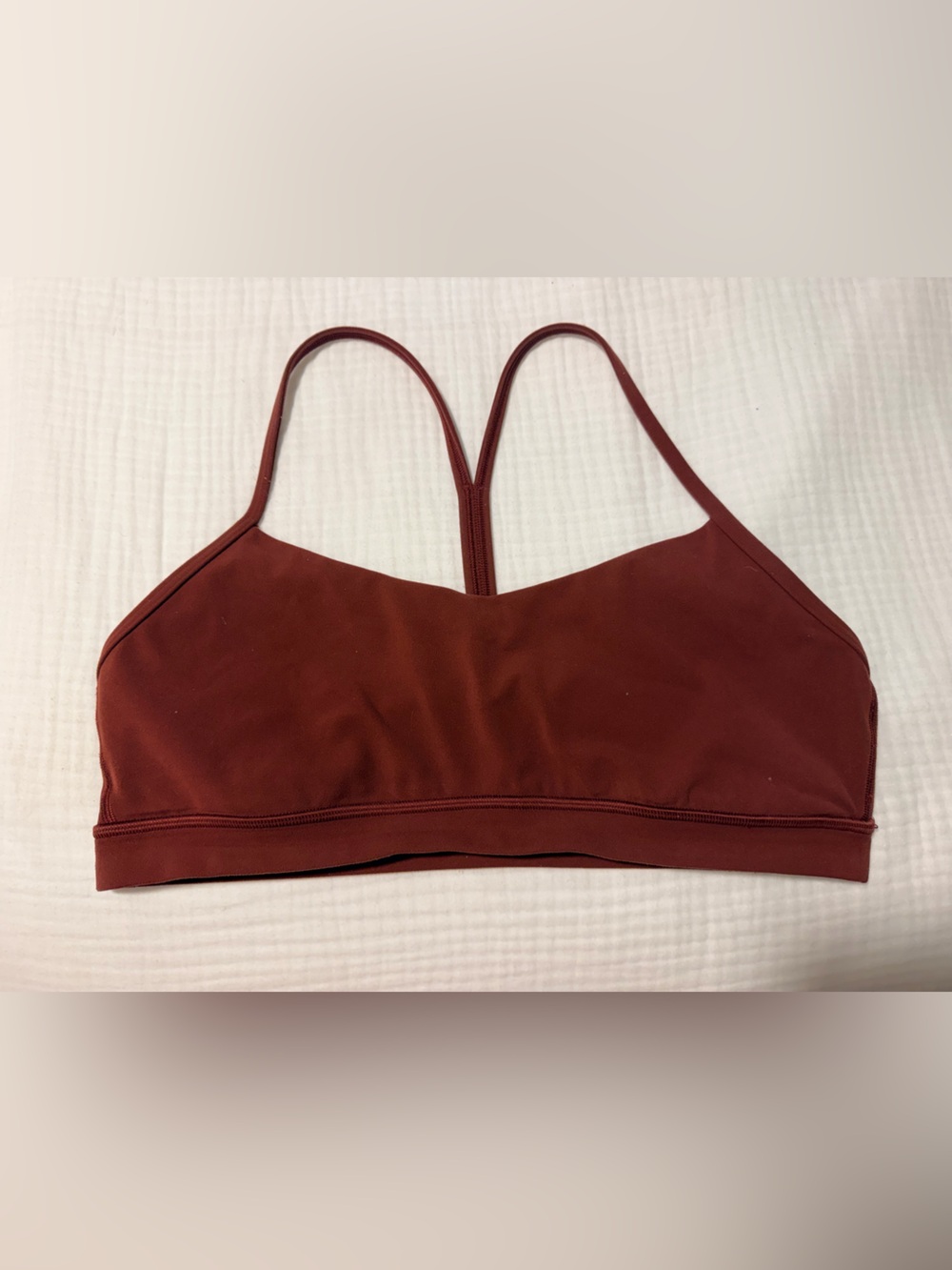 lululemon athletica Rust Red Sports Bra